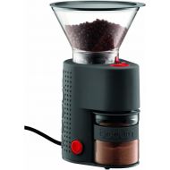 Bodum 10903-70US-1 Bistro Burr Coffee Grinder, Electronic Coffee Grinder with Continuously Adjustable Grind, Die-Cast Aluminum, Brushed Silver, Chrome