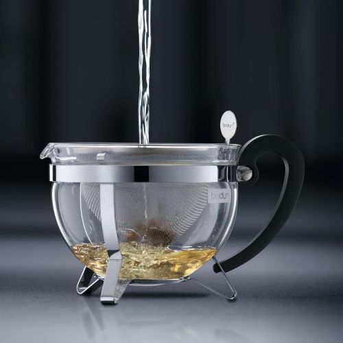  Bodum 1921-16-6 Chambord Tea Pot, 44 oz, Chrome