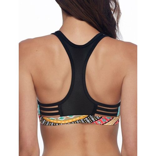  Body+Glove Body Glove Active Culture Hybrid Sports Bra-Multi-L