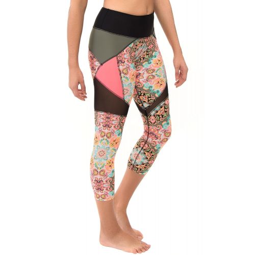  Body+Glove Body Glove Womens Crossover Pompei Propel Capri Leggings