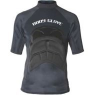 Body Glove Wetsuit Co Mens Chest Wedge and Paddle Aid Rashguard, Black, Small/Medium