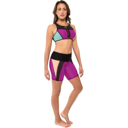  Body Glove Womens Bounce Cross-Over Hype Shorts