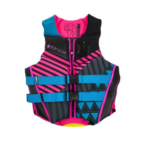  Body Glove 18224W-AQUPNK-S Womens Phantom Uscga Life Vest, Aqua Pink, Small, Aqua/Pink