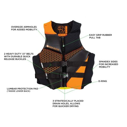  Body Glove Mens Phantom Uscga Life Vest