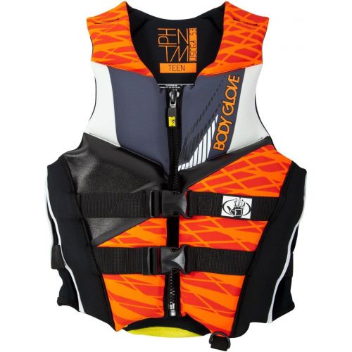  Body Glove Mens Phantom Life Jacket, Neoprene Shell, Foam Flotation, Front Zippered Opening, USCG Approved