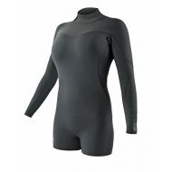 Body Glove Wetsuit Co Womens Smoothie Long Sleeve Springsuit, Gun, 78