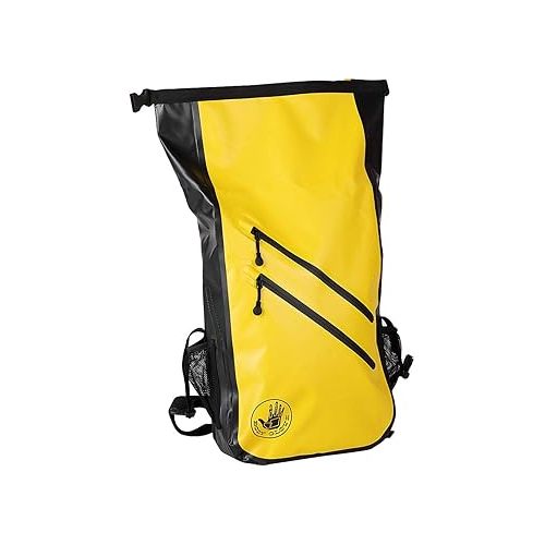  Body Glove Seaside Waterproof Floatable Backpack for Surfing, Kayaking, Hiking, Camping, Water Sports, Gym with Tablet/Laptop Sleeve,Yellow