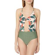 Body Glove Women's Standard Aura One Piece Swimsuit with Front Knot Detail