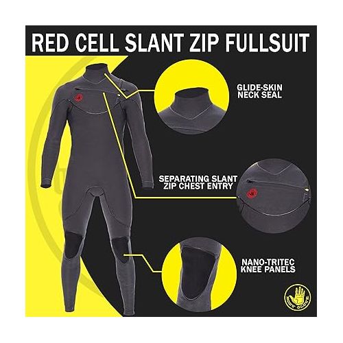  Body Glove Red Cell Slant Zip 4/3MM