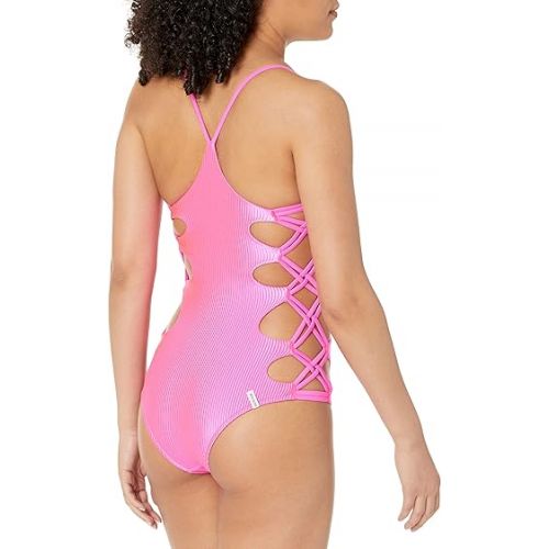  Body Glove Women's Standard Crissy One Piece Swimsuit with Strappy Side Detail
