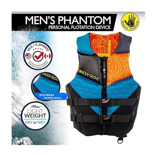  Body Glove Men’s Phantom USCGA Life Jacket PFD