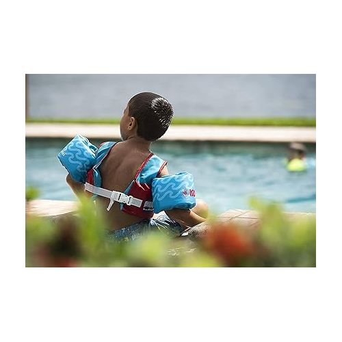  Body Glove Paddle Pals Life Jacket - The Safest Patented U.S. Coast Guard Approved Kids Swim Vest 33-55 LBS