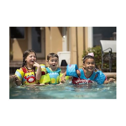  Body Glove Paddle Pals Life Jacket - The Safest Patented U.S. Coast Guard Approved Kids Swim Vest 33-55 LBS