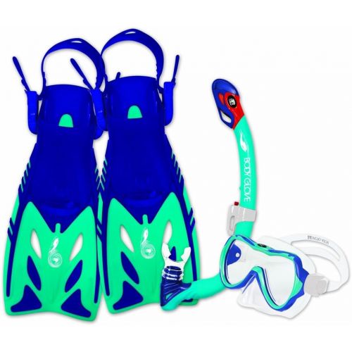  JetPilot Body Glove Youth JMC Lucent MaskSnorkel & Fin Set