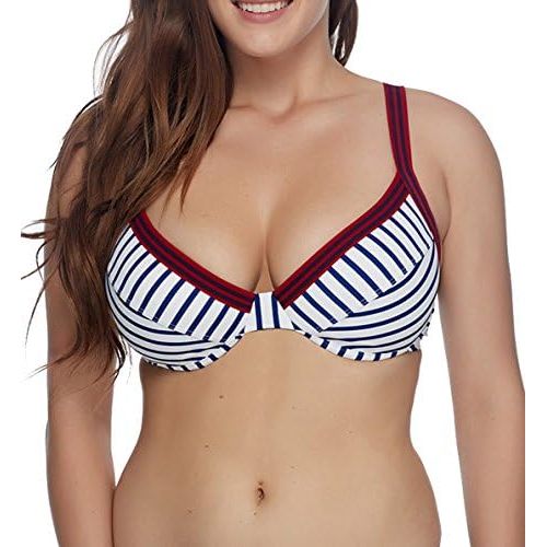  Body+Glove Body Glove Juniors Samana Rose D, DD, E Molded Cup Underwire Bikini Top