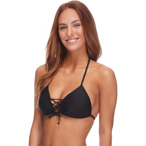  Body+Glove Body Glove Womens Smoothies Baby Love Solid Molded Cup Push Up Triangle Bikini Top Swimsuit