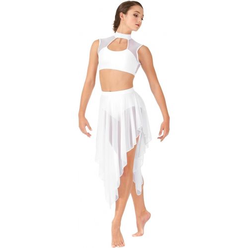  Body Wrappers Adult Convertible High-Low Dance Skirt,BW9113