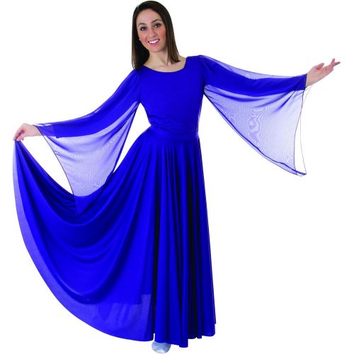  Body Wrappers 599  599XX Womens Praise Dance Extra Full Circle Skirt