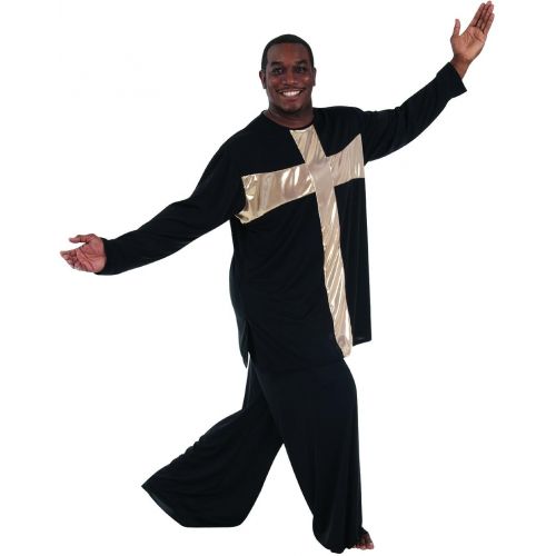  Body Wrappers B622 Boys Praise Dance Cross Components Pullover