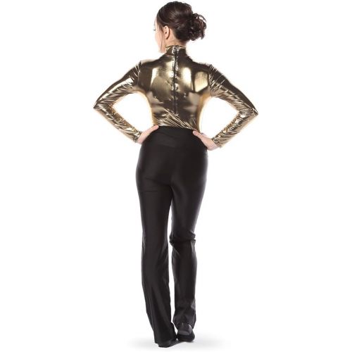  Body Wrappers Womens Liquid Lame Metallic Dance Costume Leotard