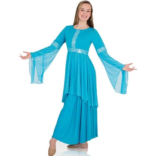  Body Wrappers Drapey Lace Tunic