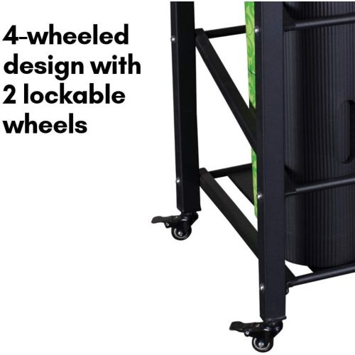  Body-Solid Foam RollerMat Storage Cart
