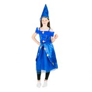 Bodysocks Girls Blue Princess Fancy Dress Costume (3-5 Years)