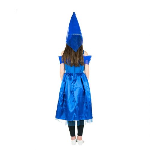  Bodysocks Girls Blue Princess Fancy Dress Costume (3-5 Years)