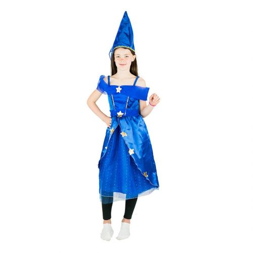  Bodysocks Girls Blue Princess Fancy Dress Costume (3-5 Years)