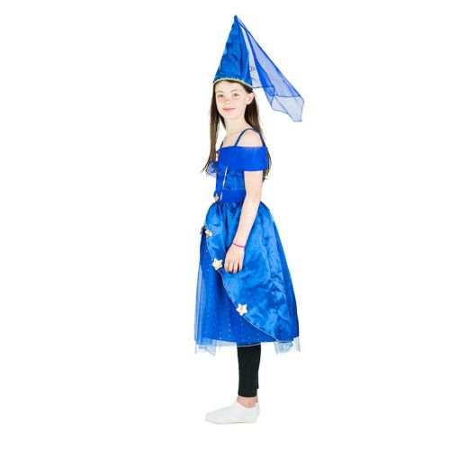  Bodysocks Girls Blue Princess Fancy Dress Costume (3-5 Years)