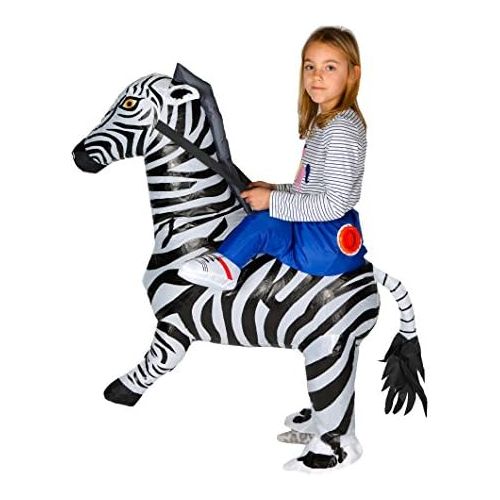  Bodysocks Inflatable Zebra Fancy Dress Costume