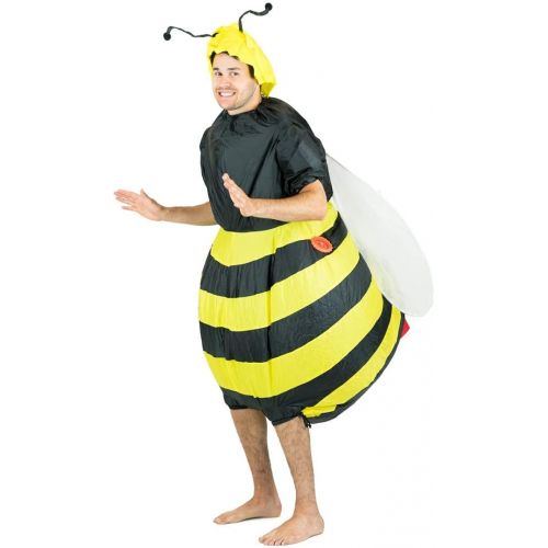  할로윈 용품Bodysocks Fancy Dress Bumble Bee Inflatable Costume for Adults (One Size)