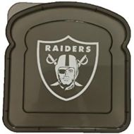 Boelter Brands NFL Oakland Raiders Plastic Sandwich Container Container, Black, 5.5