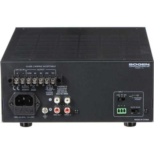  Bogen CC4021 2-Channel Mixer-Amplifier for Installs