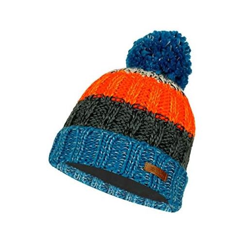  [아마존베스트]bogg born in sweden POM Kids Teenagers Colorful Bobble Hat Boys Girls Winter Hat Autumn Hat Kids Hat with Bobble