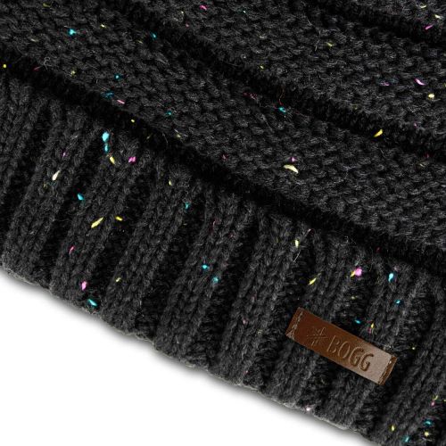  [아마존베스트]bogg born in sweden Johansson Unisex Knitted Hat, Autumn/Winter/Spring Wool Hat, Men and Women, One Size (53-62 cm), Sports Hat, Leisure Hat, Black/Navy/Grey