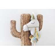 BohoBabyHeaven Llama Riding Stick Toy, Pretend Play Toy, Boho Kids Toy, Llama Nursery, Llama Toy, Photo Prop, Birthday Gift - MADE TO ORDER