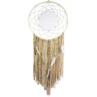 Bohogomo Large Beige Doily Dream Catcher, Large Doily Dream Catcher, Bohemian Dream Catcher,Wall Decor,Baby Shower Gift,Nursery Decor,Dorm Decor,Gift for Her, Mothers Day Gift