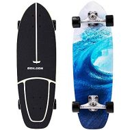 Boilgon 29 Inch Carver Surf Skateboard for Beginners