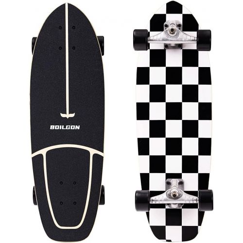  Boilgon 29 Inch Carver Surf Skateboard for Beginners