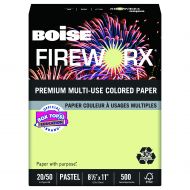 Boise Fireworx Colored Paper for Copy/Laser Printers, 20 lb, Letter Size (8.5 x 11), Garden Springs Green, 500 Sheets (MP2201-GS)