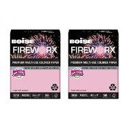 Boise Fireworx Color Copy/Laser Paper, 20 lb, Letter Size (8.5 x 11), Powder Pink, 500 Sheets (MP2201-PK) (2 Reams)