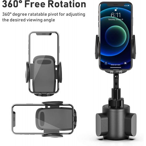  [아마존베스트]bokilino Car Cup Holder Phone Mount, Universal Adjustable Gooseneck Cup Holder Cradle Car Mount for Cell Phone iPhone 11 Pro/11 Pro Max/11/X/Xs/Xs Max/8/8Plus,Samsung,Huawei,LG, So