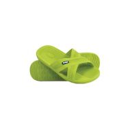 Bokos Womens Rubber Athletic Slide Sandals, Green Apple - Size 10