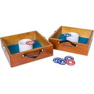 Bolaball Outdoor Washer Toss Yard Game Set Yard Games for Adults and Family Outside Backyard Lawn Game Comes with 8 Washers and 2 Solid Wood Targets