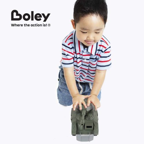  Boley WH33L5 Defender Army Tank Playset - Includes Toy Tank, Two Army Soldier Plastic Miniature Figurines, and Other Military Accessories and Gear - Pretend Play Action Set for Kid