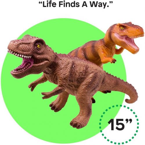  [아마존베스트]Boley 5 Piece Jumbo Dinosaur Set - Kids, Children, Toddlers Highly Detailed, Realistic Toy Set for Dinosaur Lovers - Perfect for Party Favors, Birthday Gifts, and More