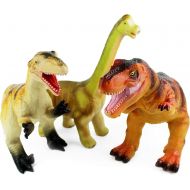 Boley 3 Pack Monster Jumbo 12 Dinosaur Set - Great for Young Kids, Children, Toddlers - Dinosaur Toy Playset Great As Kids Dinosaurs Toys, Dinosaur Party Favors, and Dinosaur Party