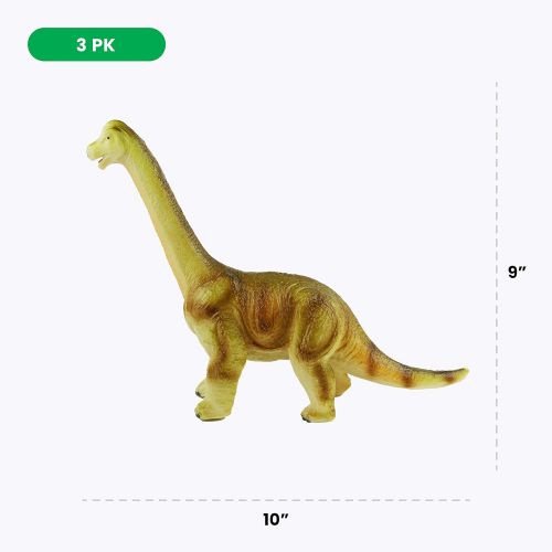  Boley 3 Pack Monster Jumbo 12 Dinosaur Set - Great for Young Kids, Children, Toddlers - Dinosaur Toy Playset Great As Kids Dinosaurs Toys, Dinosaur Party Favors, and Dinosaur Party