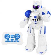 Boley Bot Strong Remote Controlled Robot Toy Gesture Control - Dancing, Singing, Walking Talking Robot Friend Kids - Blue